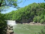 Looking back toward the falls